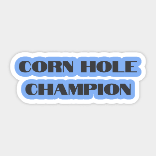 Corn Hole Champion Entertainment Sticker